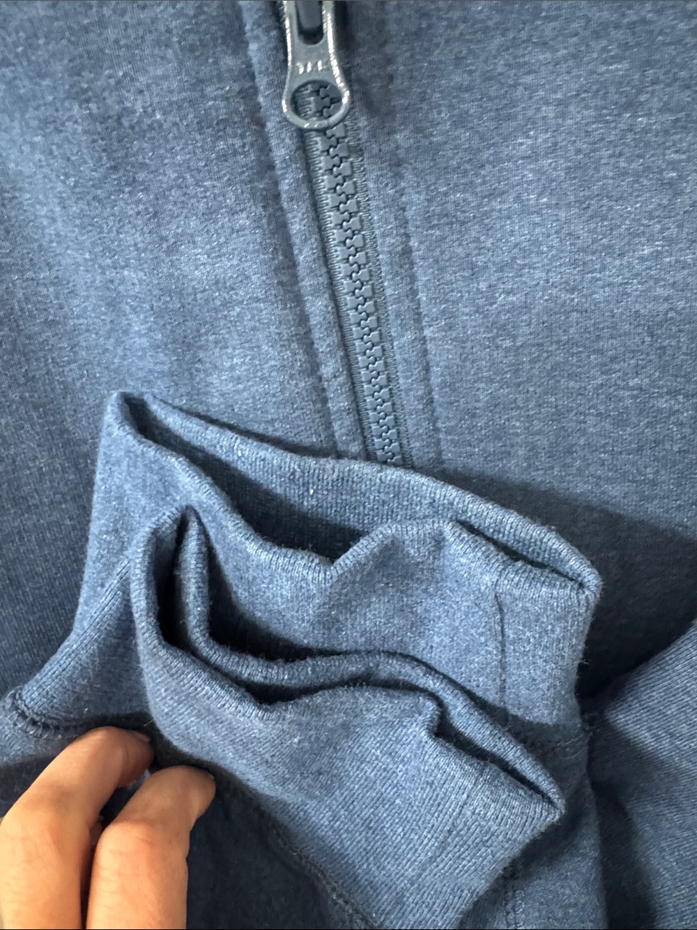 The North Face Men's Navy Blue Full-Zip Hooded Jacket - Picture 4 of 6